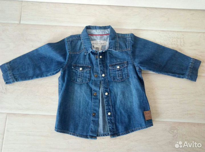 Джинсовая рубашка H & M новая