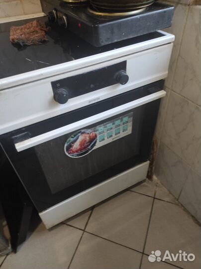 Индукционная плита с духовкой