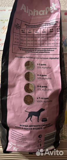 Сухой корм для собак