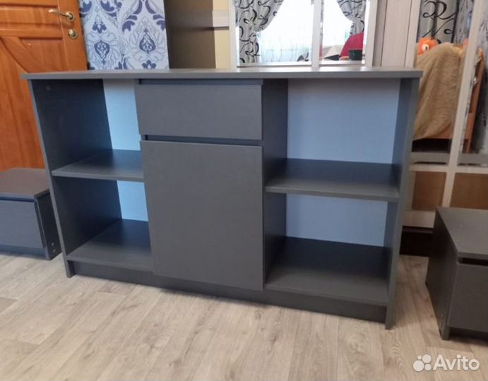 Тумба под телевизор графит