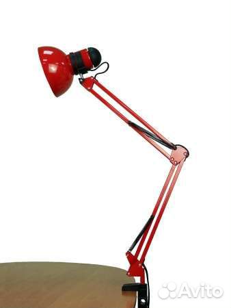 Лампа настольная на струбцине