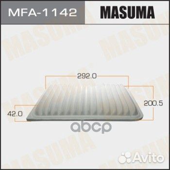 Фильтр воздушный toyota camry 06- 2.4 MFA1142