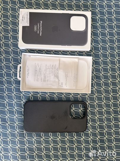 Чехол на iPhone 14 pro max leather MagSafe