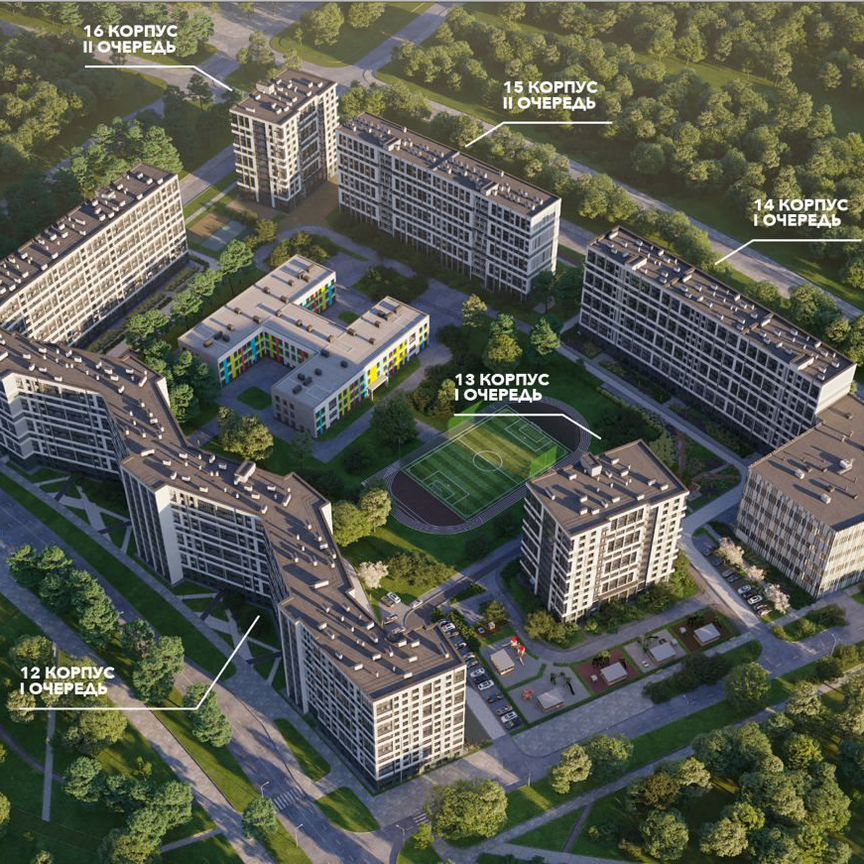 Квартира-студия, 33 м², 1/13 эт.