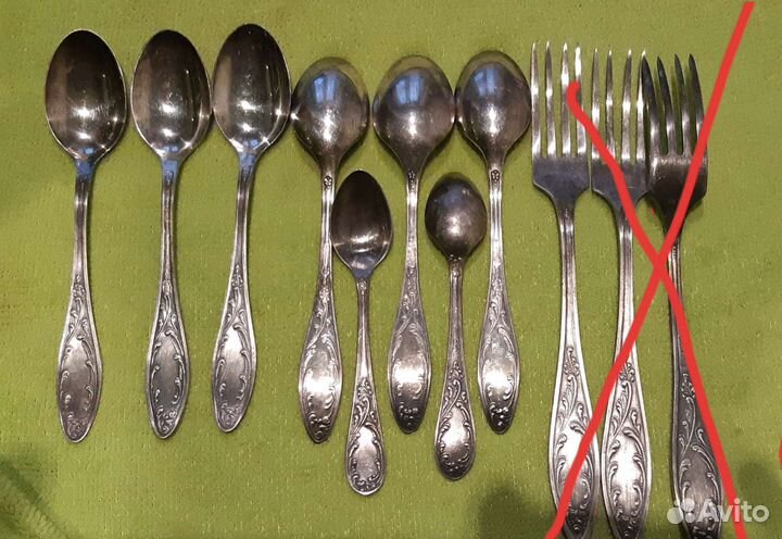 Мельхиоровые вилки,ложки СССР
