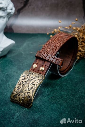 Ремень, ширина 40 мм ручная работа