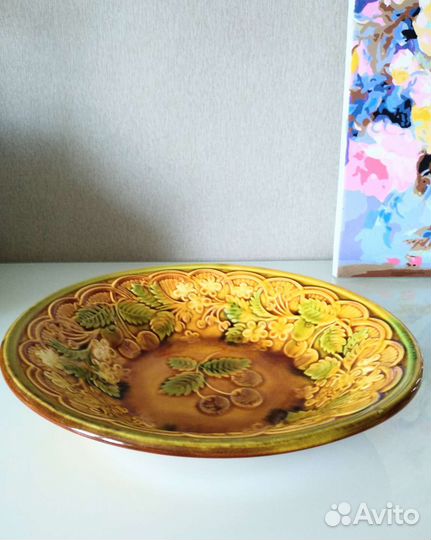 Тарелка блюдо керамика СССР