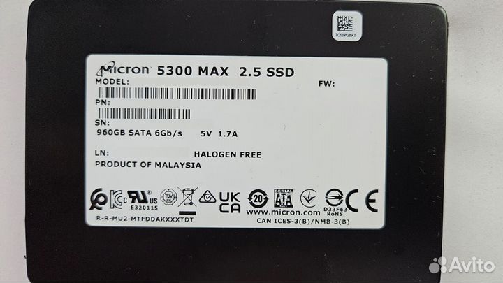 SSD диск 960GB