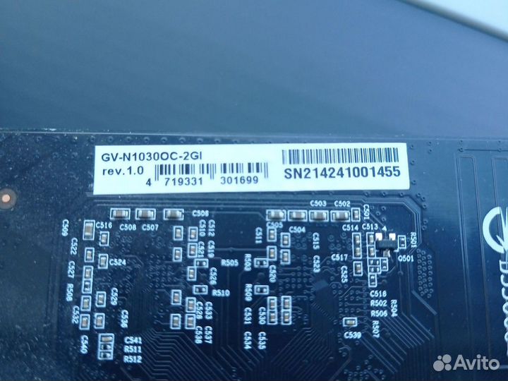 Видеокарта Gigabyte gt 1030 2gb