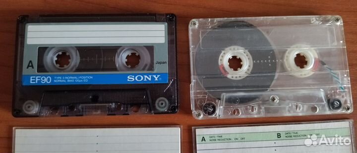 Аудиокассеты Sony EF90, Brasonic AD90