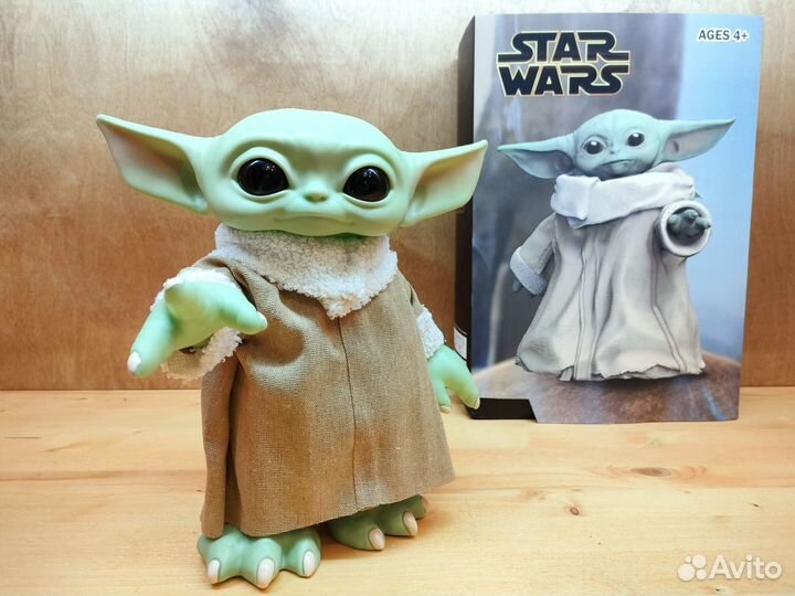 Малыш Йода кукла большая 27см Baby Yoda Грогу