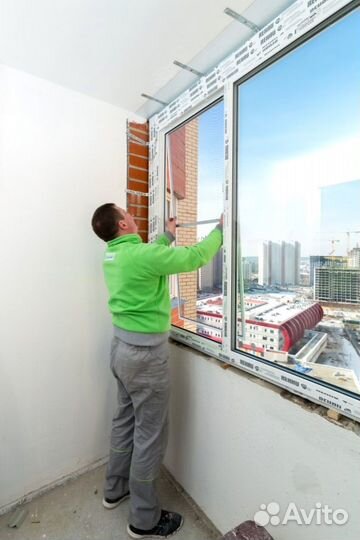 Остекление лоджии, окна пвх