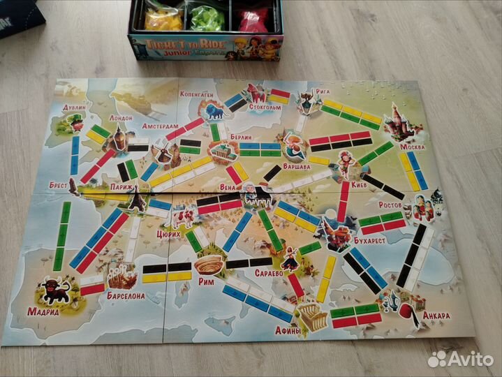 Настольная игра Ticket to Ride Junior Европа