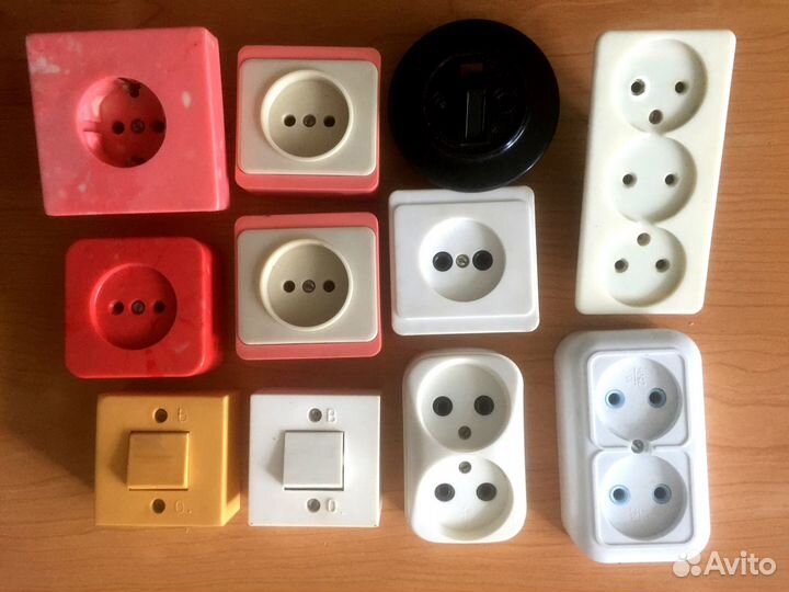 Розетки и выключатели СССР