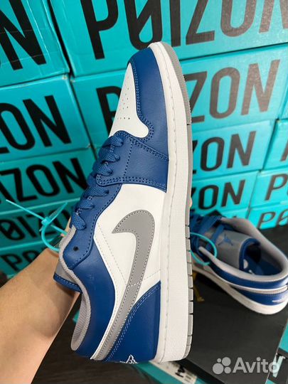 Nike Air Jordan 1 Low True Blue Оригинал