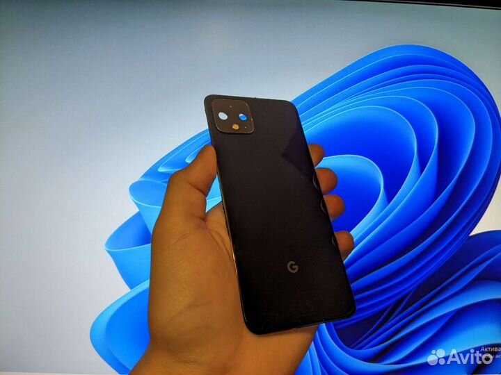 Задняя крышка Google Pixel 4 чёрная