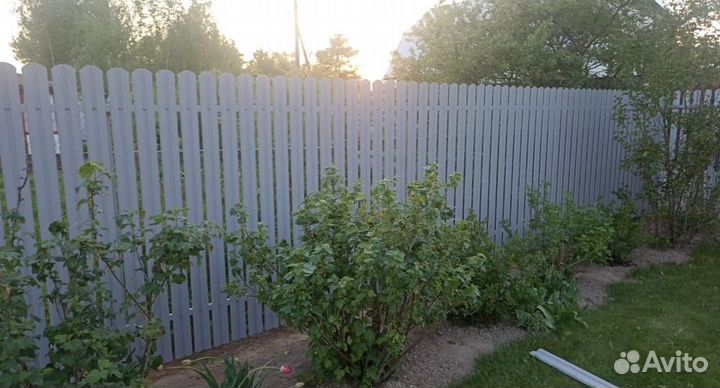 Забор из евроштакетника под ключ под ключ