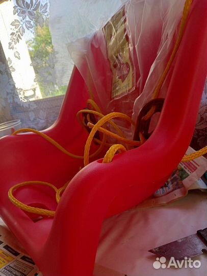 Детские качели от трёх лет.новые