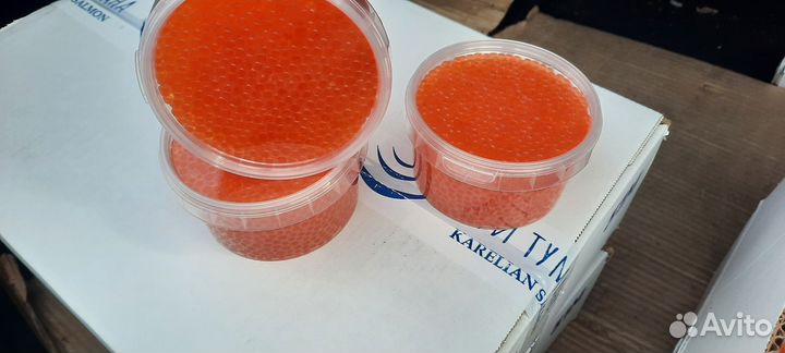 Красная икра форели