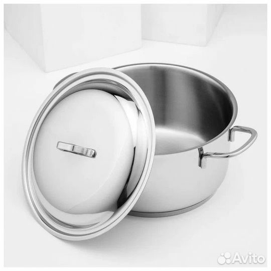 Кастрюля из нерж.стали 5 л Кukmara ideal новая