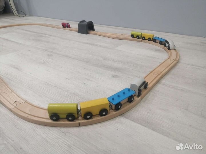 Железная дорога деревянная
