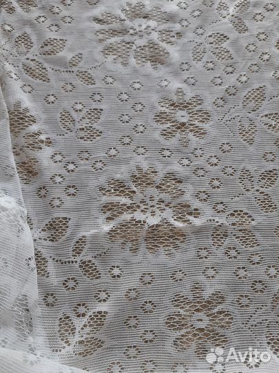 Тюль - 7 шт., накидки на подушки - 2 шт. СССР