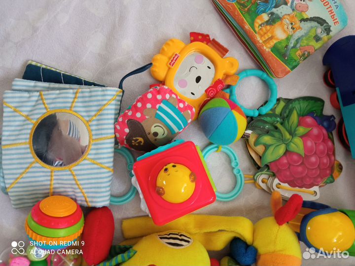 Игрушки погремушки пакетом
