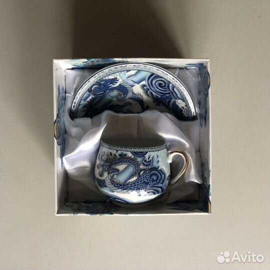 Чайная пара под китайскую роспись фарфор 120 мл