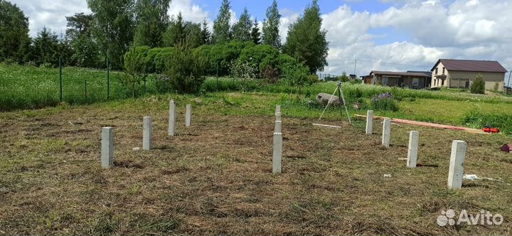 Монтаж жб свай