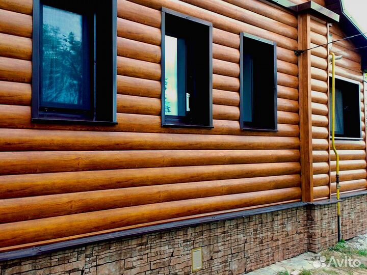 Сайдинг под бревно