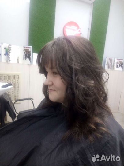 Парикмахер с выездом на дом и работаю всалоне