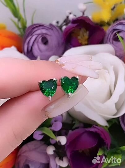 Серьги серебро 925