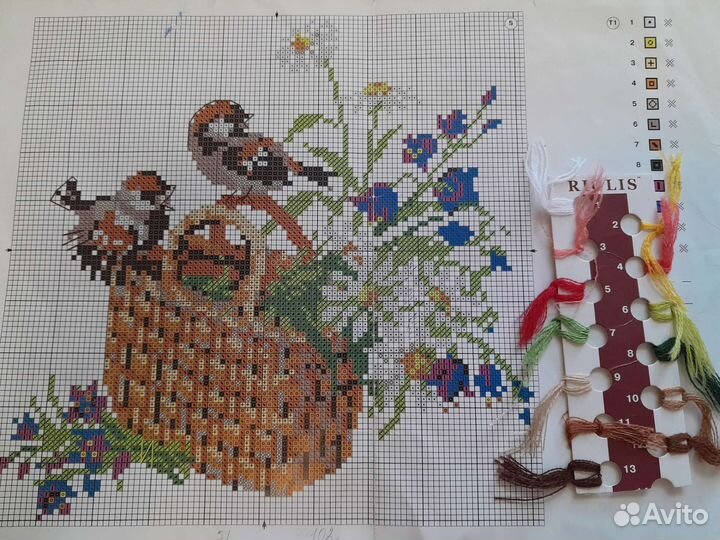Схемы для вышивки крестом Riolis