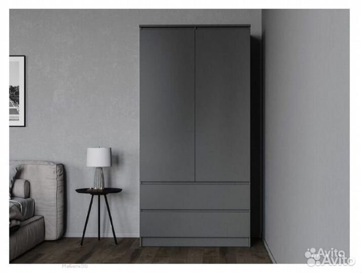 Шкаф Мори мш900.1 с ящиками Графит