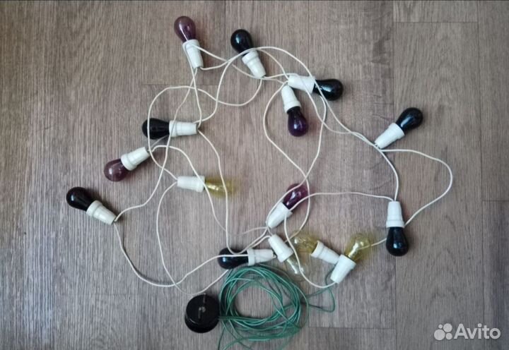 Ёлочная гирлянда СССР Новогодняя