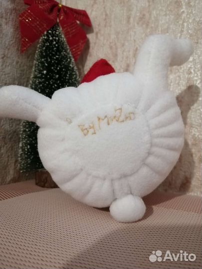 Игрушка Заяц с сердцем HandMade