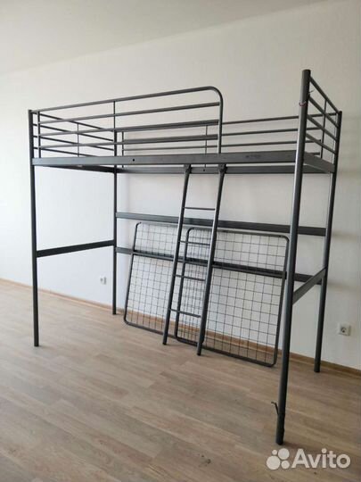 Кровать-чердак каркас svärta свэрта