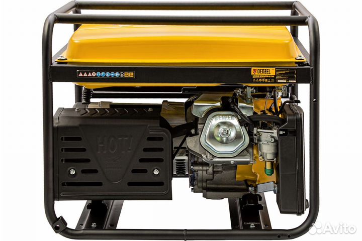 Генератор бензиновый GE-7900, 6,5 кВт, 220В/50Гц