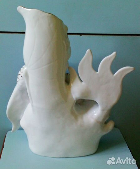 Ваза - Кувшин Рыбки. Фарфор гдр