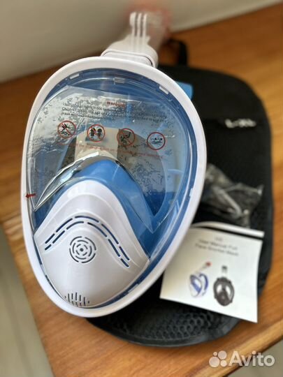 Маска для снорклинга размер lxl