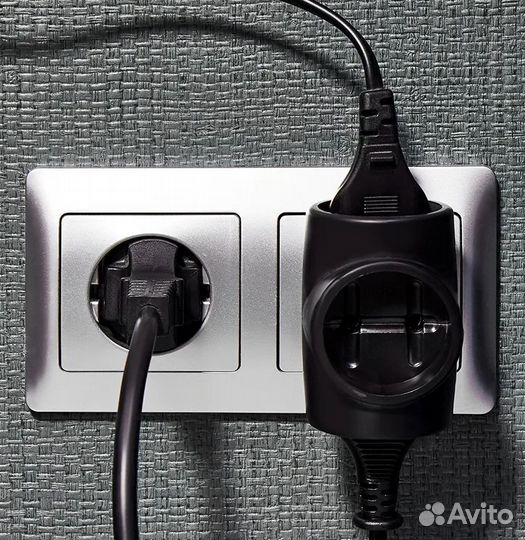 Тройник Rexant (11-1076) - (220v/6A) б/з