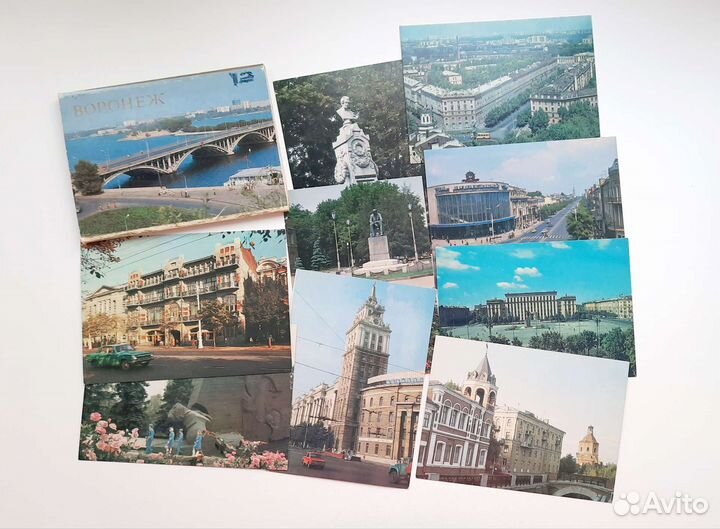 Открытки СССР Дзержинск 1975 Воронеж 1985