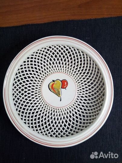 Тарелка плетенка середина хх века