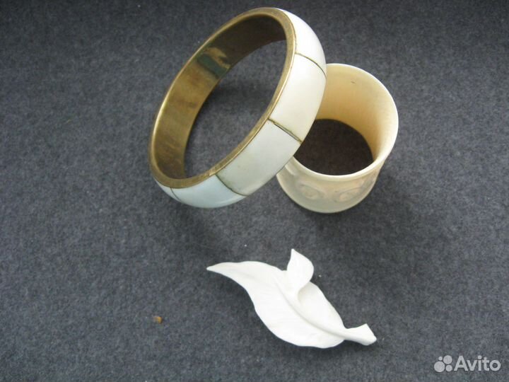 Антикварная тарелка фрукты