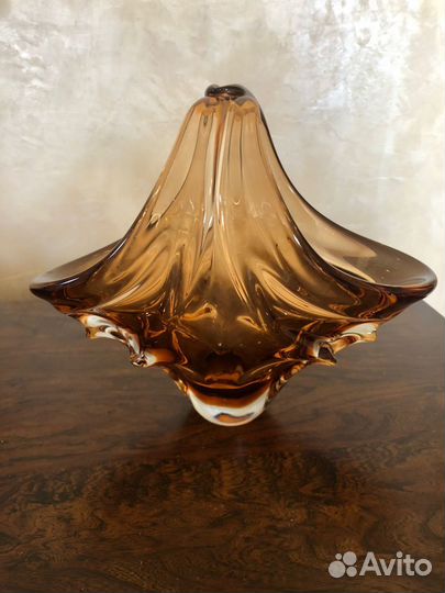 Ваза конфетница Jan Beranek Чехословакия 1960-е