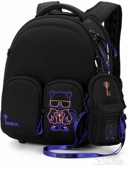 Ранец ортопедический рюкзак (Grooc,Кокос)