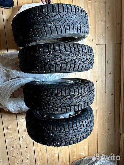 Зимние колеса на renault logan r15