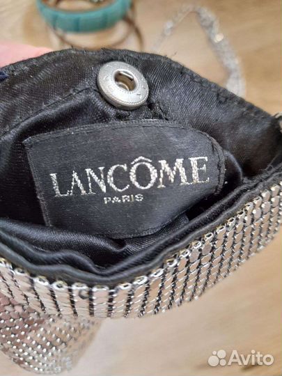 Сумка lancome paris. Сумка с стразами