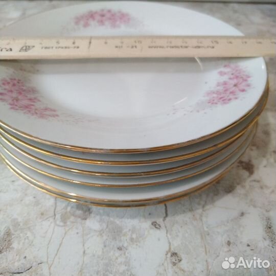 Тарелки для второго 6 штук посуда