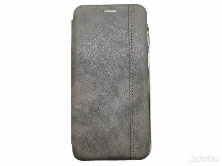 Чехол для Samsung Galaxy M31S кожа визитница серый